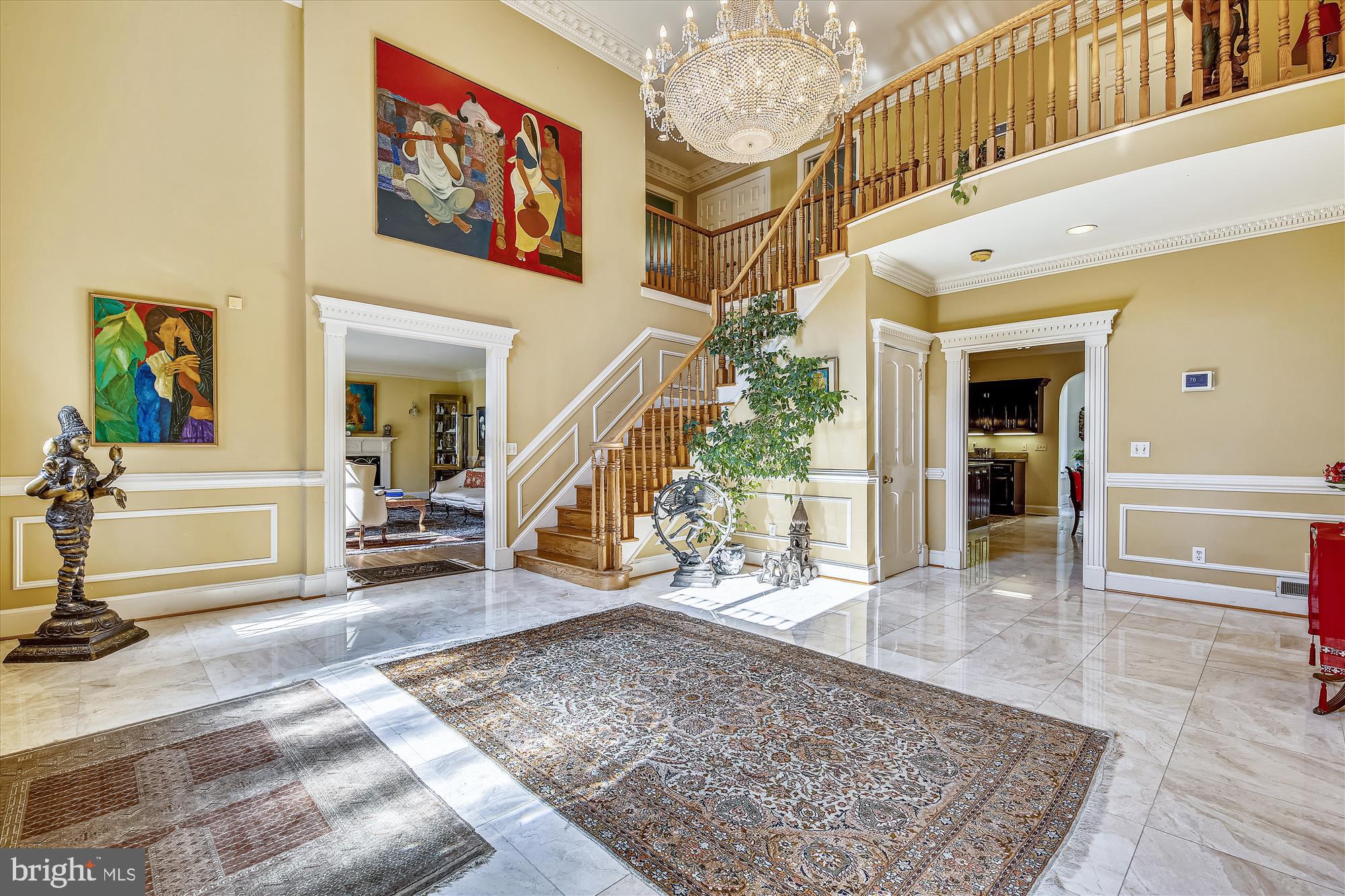 11100 Tara Road Potomac, MD 20854 - Photo 5 of 58 New marble floor