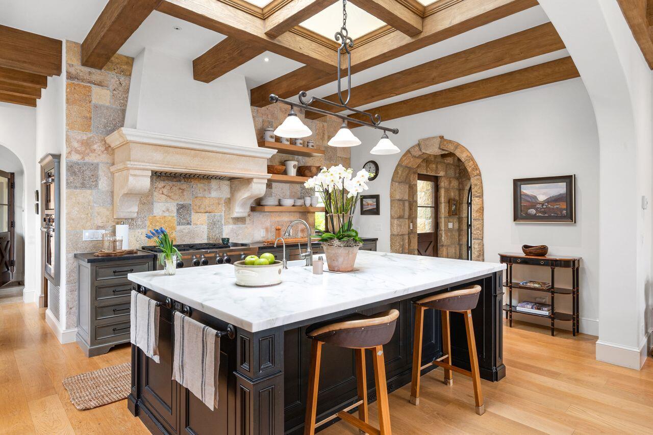 130 Montecito Ranch Lane Summerland, CA 93067 - Photo 11 of 33 a kitchen with a stove a counter space and appliances