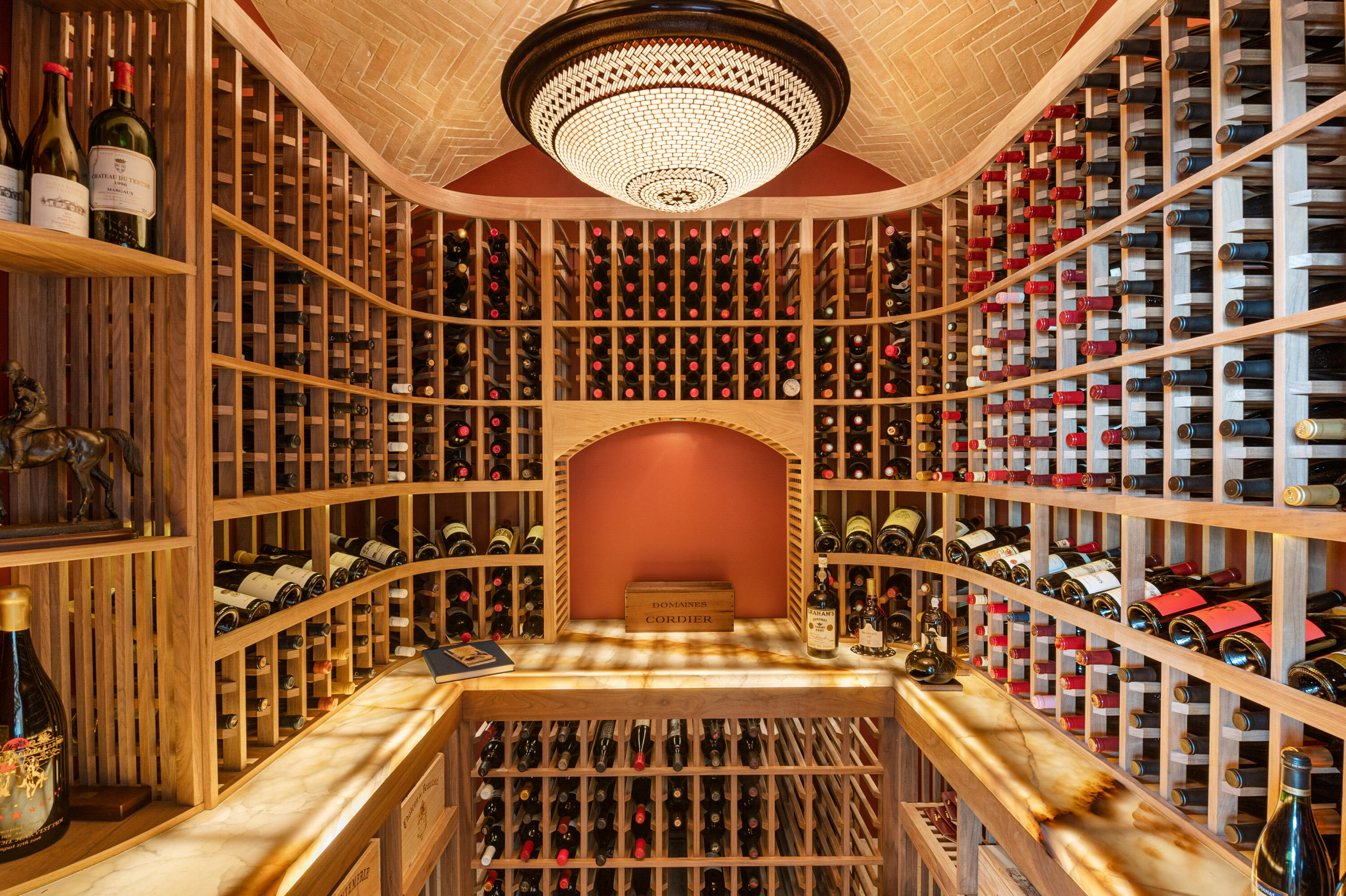 130 Montecito Ranch Lane Summerland, CA 93067 - Photo 13 of 33 a view of a balcony with brick wall and a potted plants