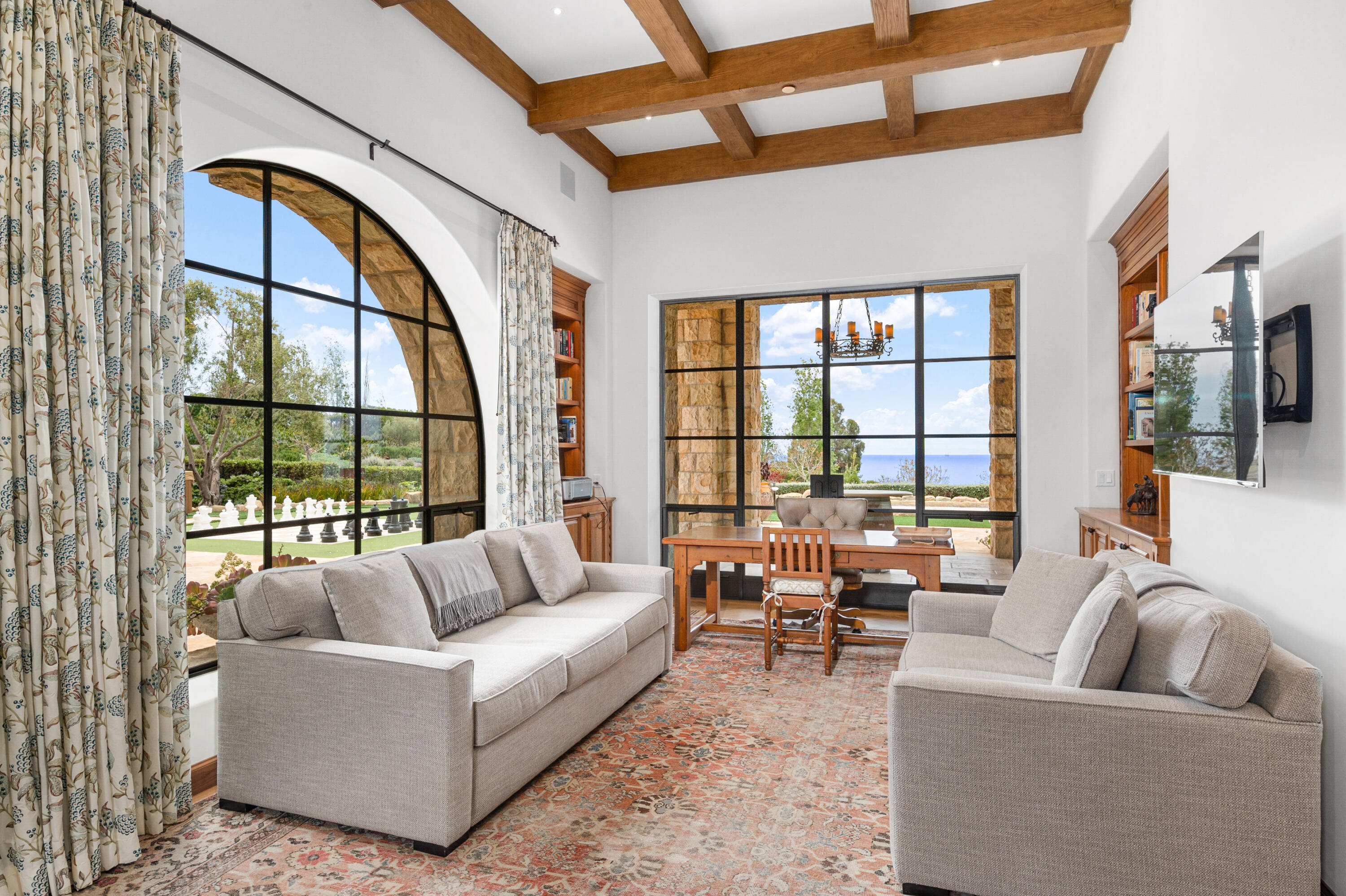 130 Montecito Ranch Lane Summerland, CA 93067 - Photo 14 of 33 a living room with furniture and a large window