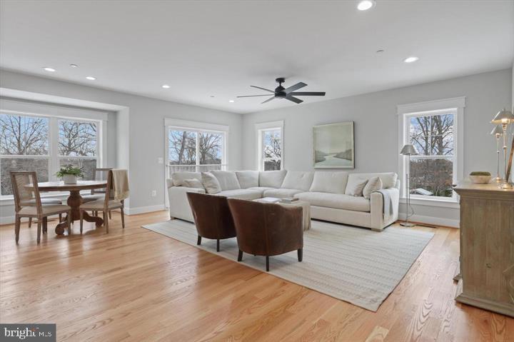 2806 Norbeck Road Silver Spring, MD 20906 - Photo 10 of 36 a living room with furniture or couch and a wooden floor