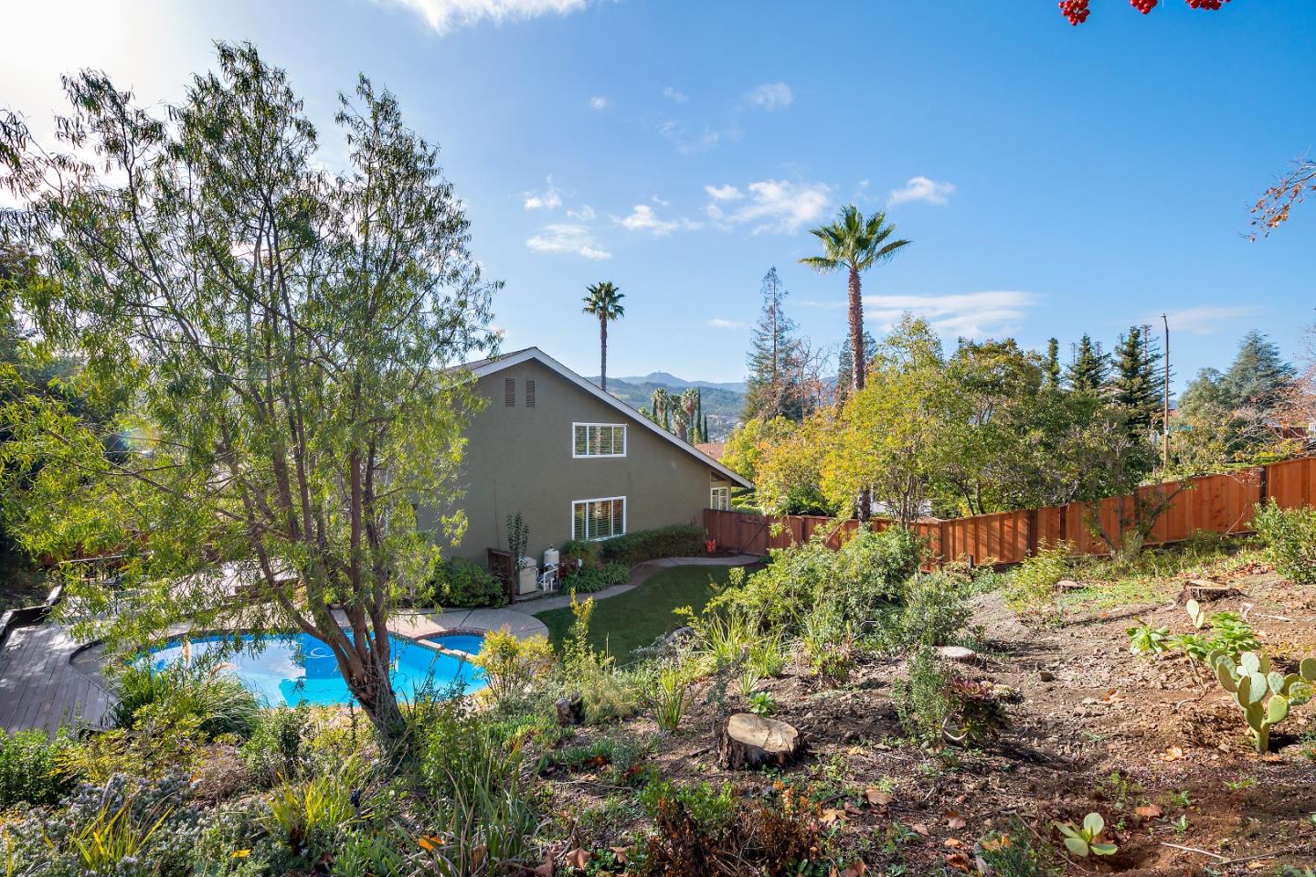 7054 Morecambe Drive San Jose, CA 95120 - Photo 22 of 50 a view of a house with a yard and garden