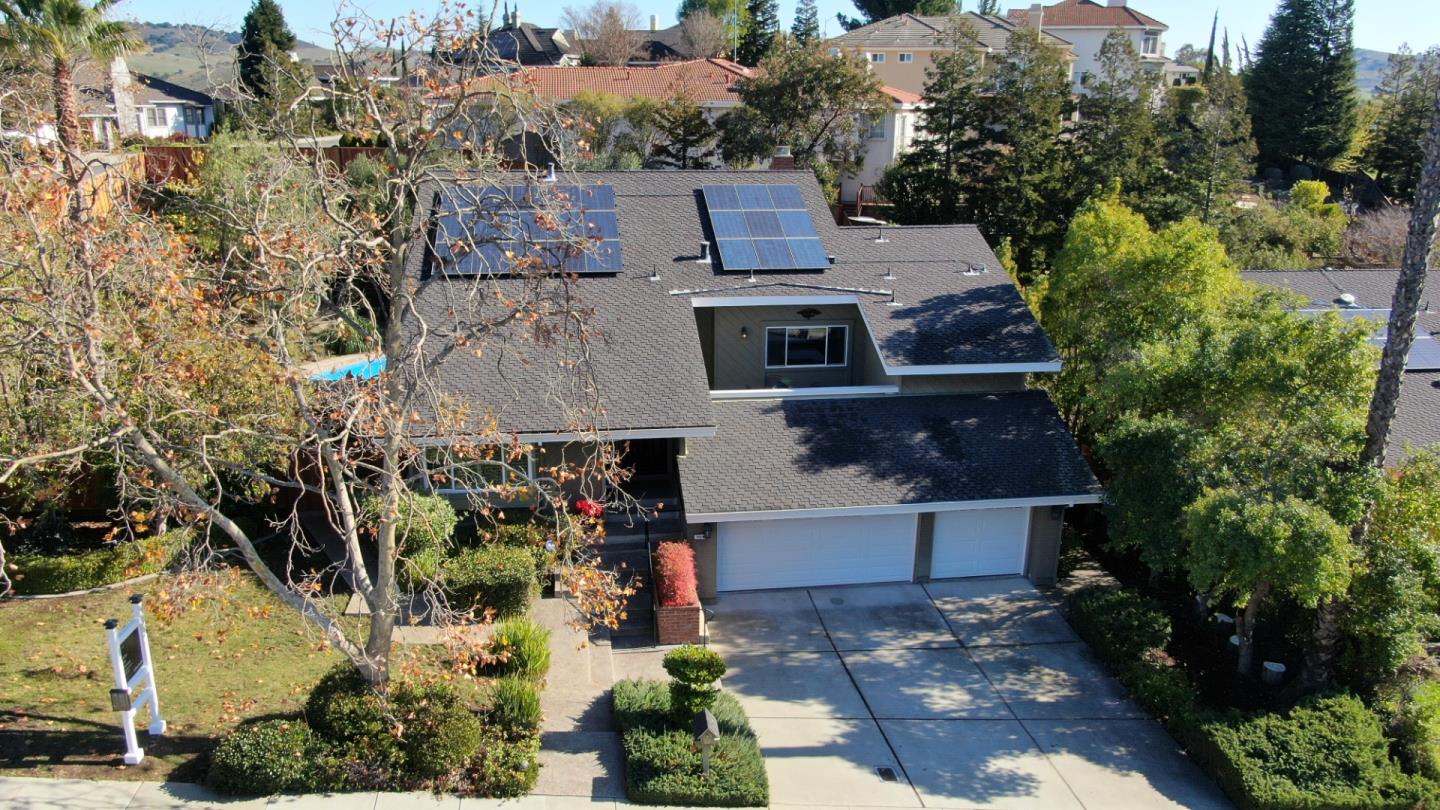 7054 Morecambe Drive San Jose, CA 95120 - Photo 24 of 50 an aerial view of a house with a yard