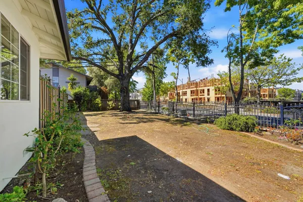 a view of road with with trees