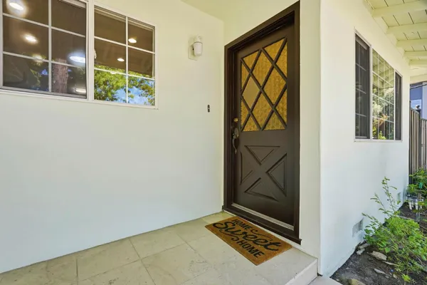 a view of an entryway