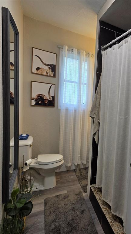 13330 Fort King Road Dade City, FL 33525 - Photo 11 of 43 a bathroom with a toilet and a shower