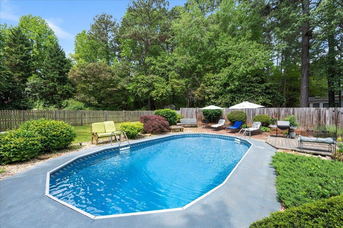 7709 Fiesta Way Raleigh, NC 27615 - Photo 19 of 25 Beautiful inground pool