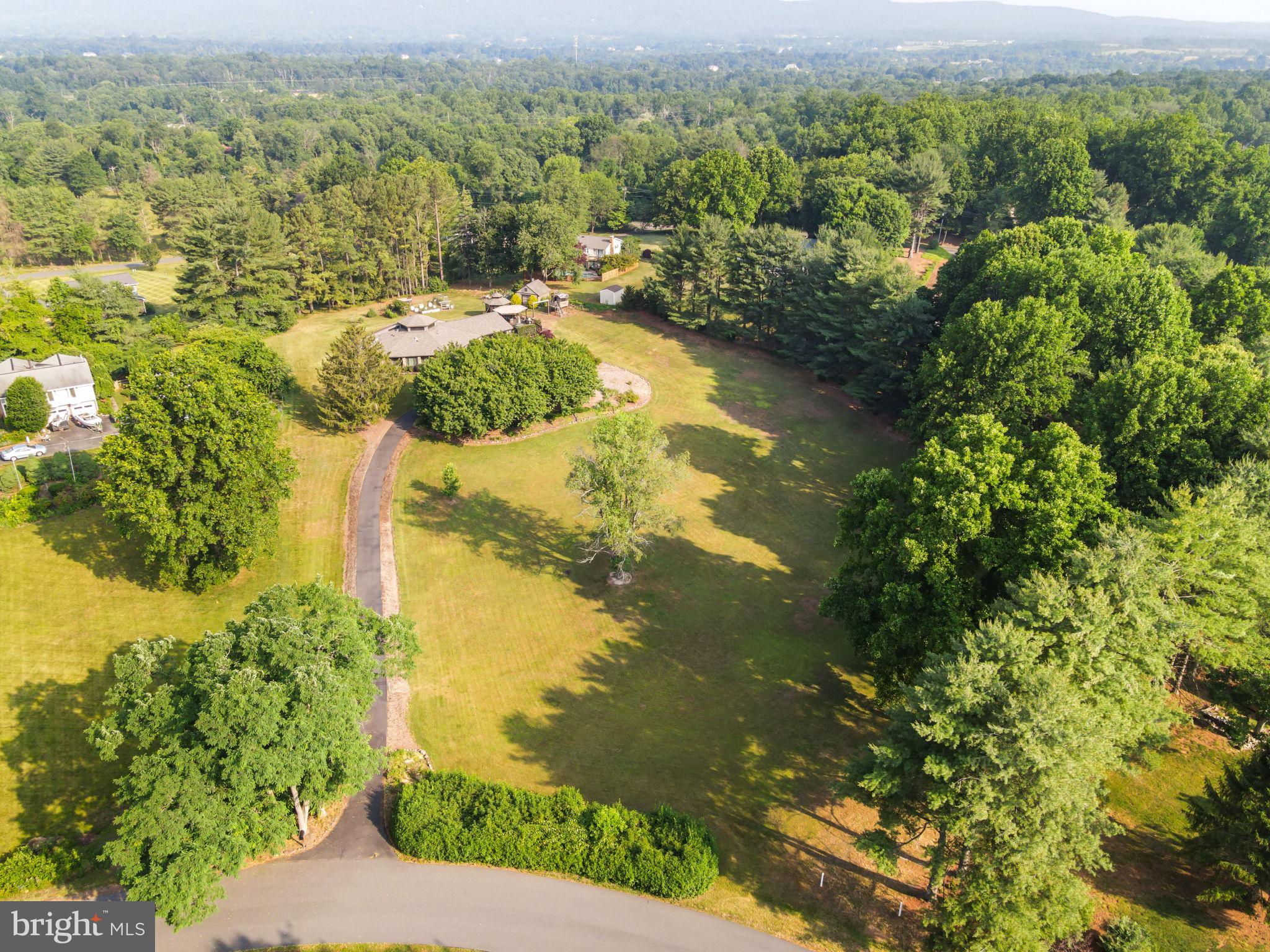 4208 High Ridge Road Haymarket, VA 20169 - Photo 58 of 62 Aerial View of Front Yard & Paved Drive to Home.