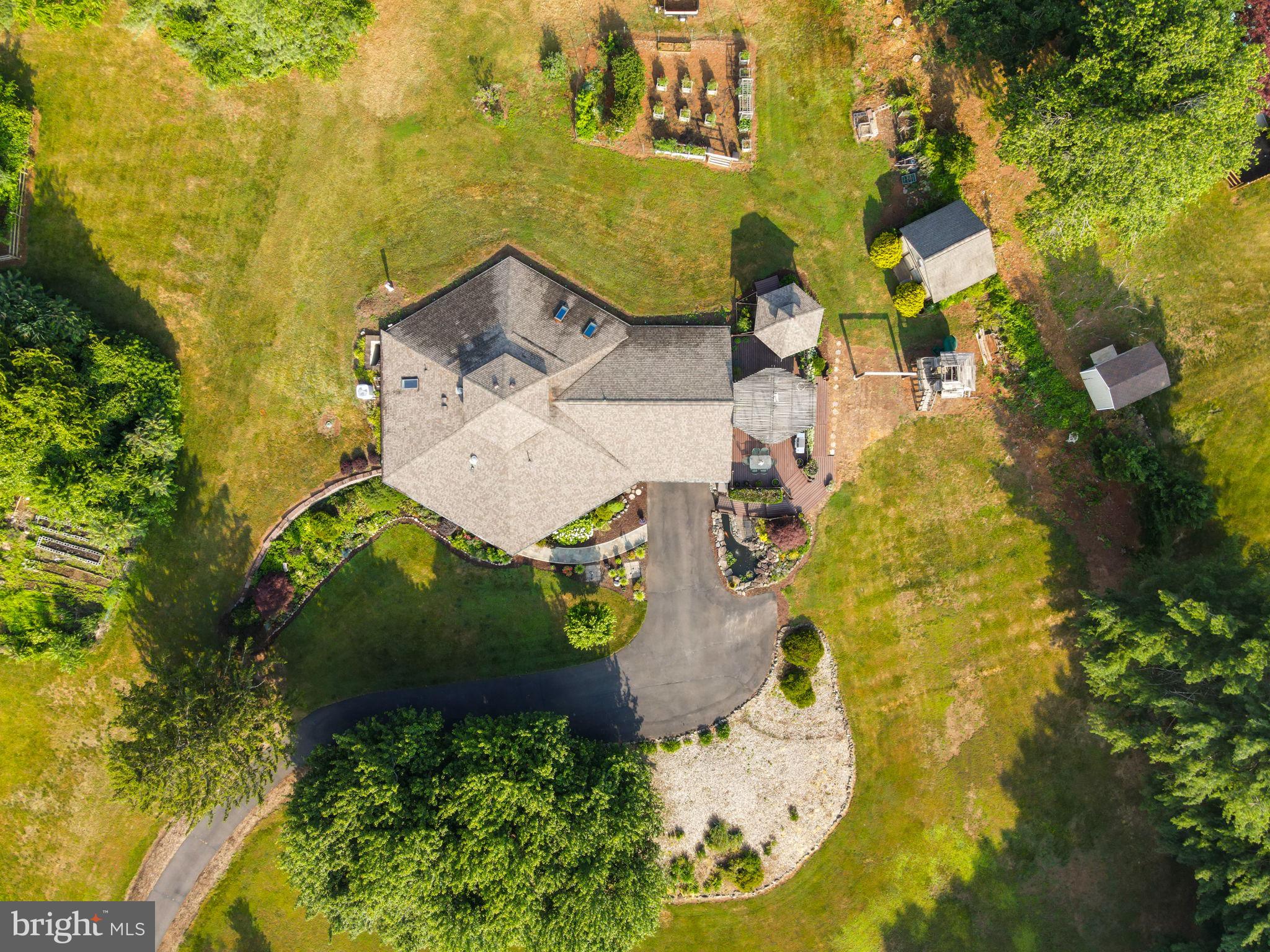 4208 High Ridge Road Haymarket, VA 20169 - Photo 61 of 62 Aerial View of Home--Your Own Private Retreat!