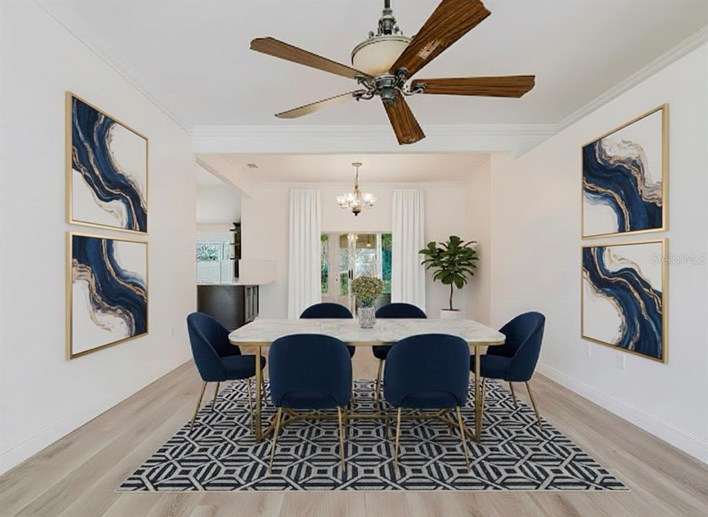 4225 La Pasida Lane New Port Richey, FL 34655 - Photo 5 of 55 a view of a dining room with furniture