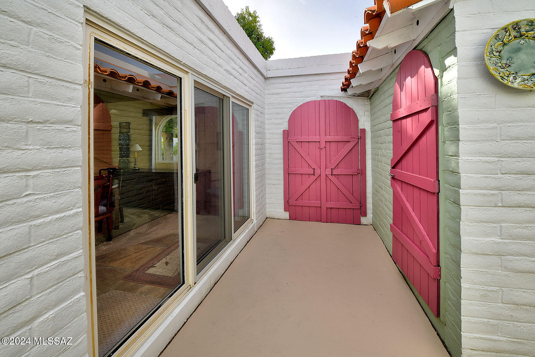 729 West Las Lomitas Road Tucson, AZ 85704 - Photo 16 of 40 BACK PATIO AND GATE TO COMMON AREA