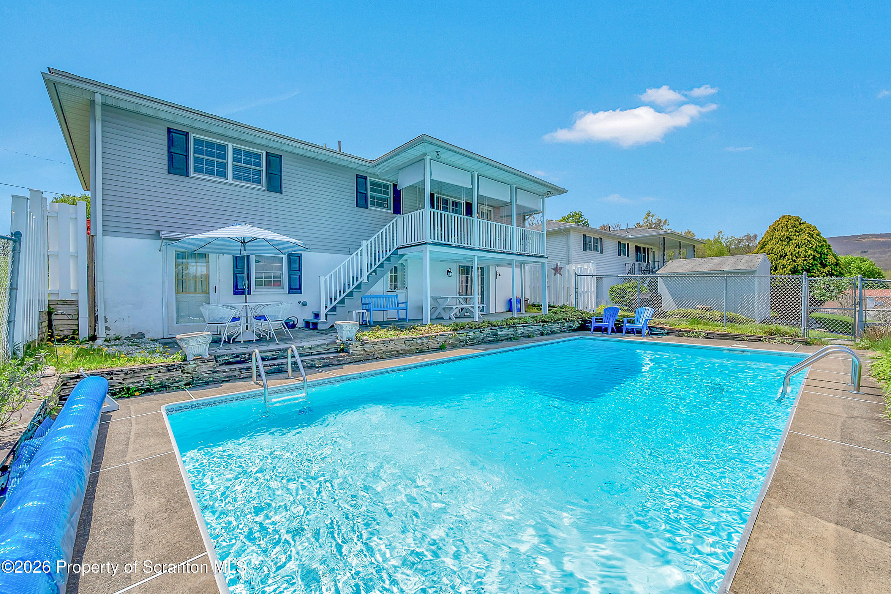 1832 West Gibson Street Scranton, PA 18504 - Photo 38 of 54 a front view of a house with swimming pool yard and patio