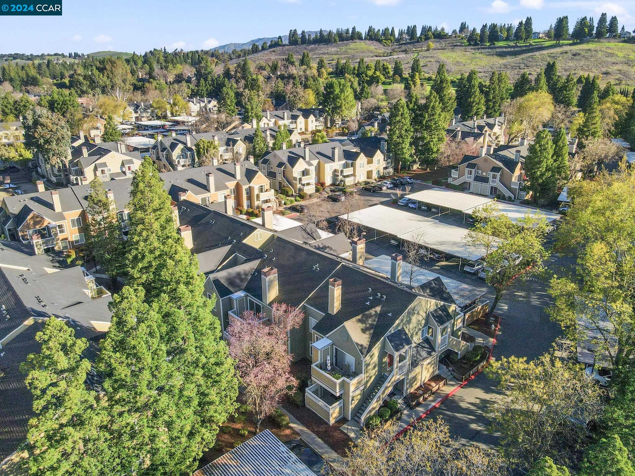 285 Reflections Drive, Unit 25 San Ramon, CA 94583 - Photo 37 of 42 a view of a city with mountains in the background