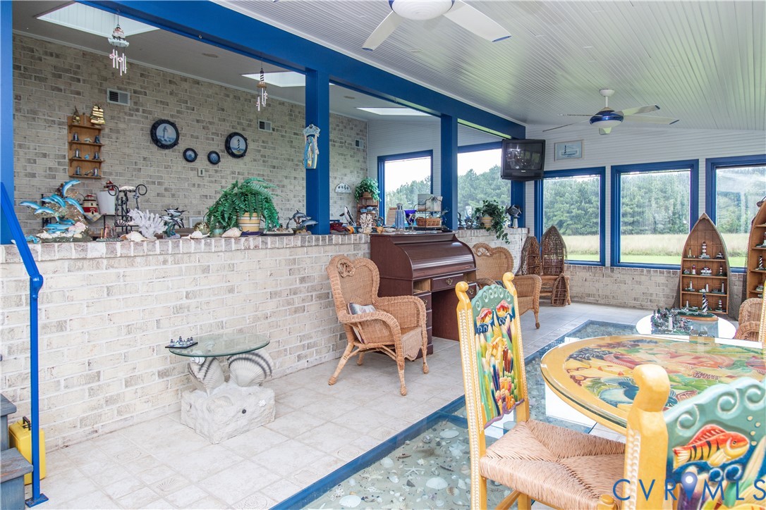 5301 Middle Road Prince George, VA 23875 - Photo 21 of 24 a living room with patio furniture and floor to ceiling windows