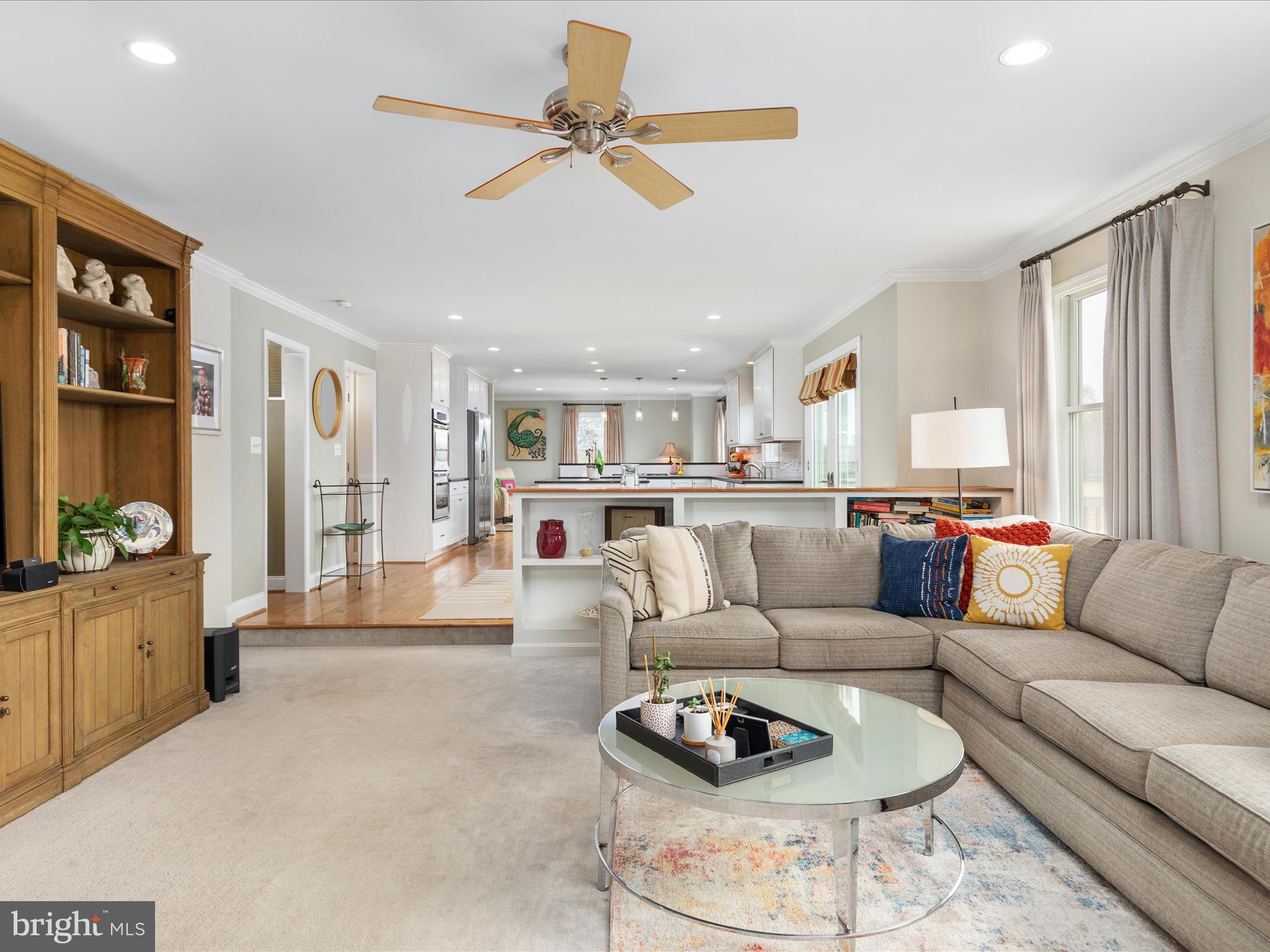 36823 Shoemaker School Road Purcellville, VA 20132 - Photo 17 of 59 a living room with furniture kitchen view and a window