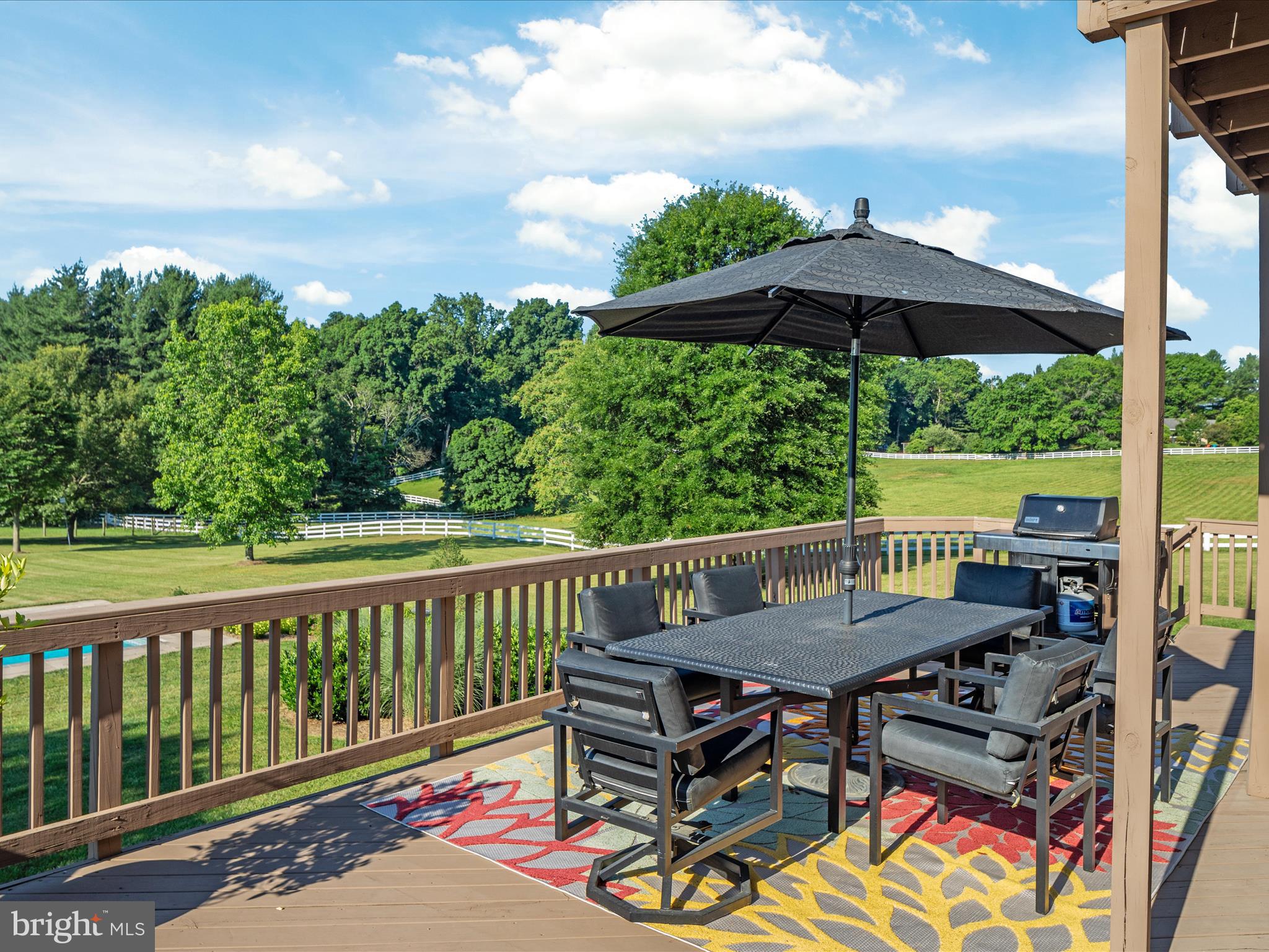 36823 Shoemaker School Road Purcellville, VA 20132 - Photo 45 of 59 a view of a patio with furniture and a garden