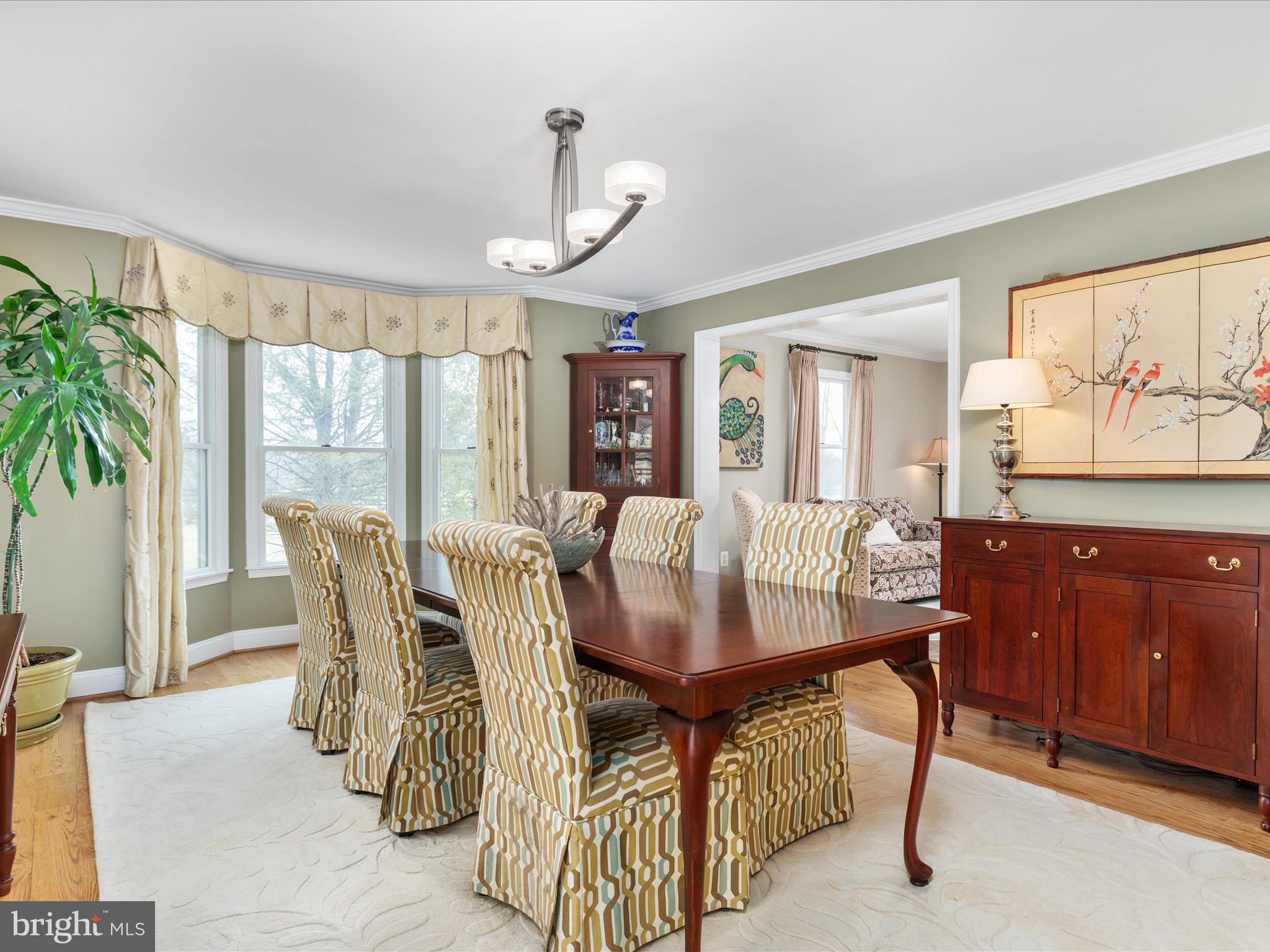 36823 Shoemaker School Road Purcellville, VA 20132 - Photo 8 of 59 a view of a dining room with furniture window and outside view