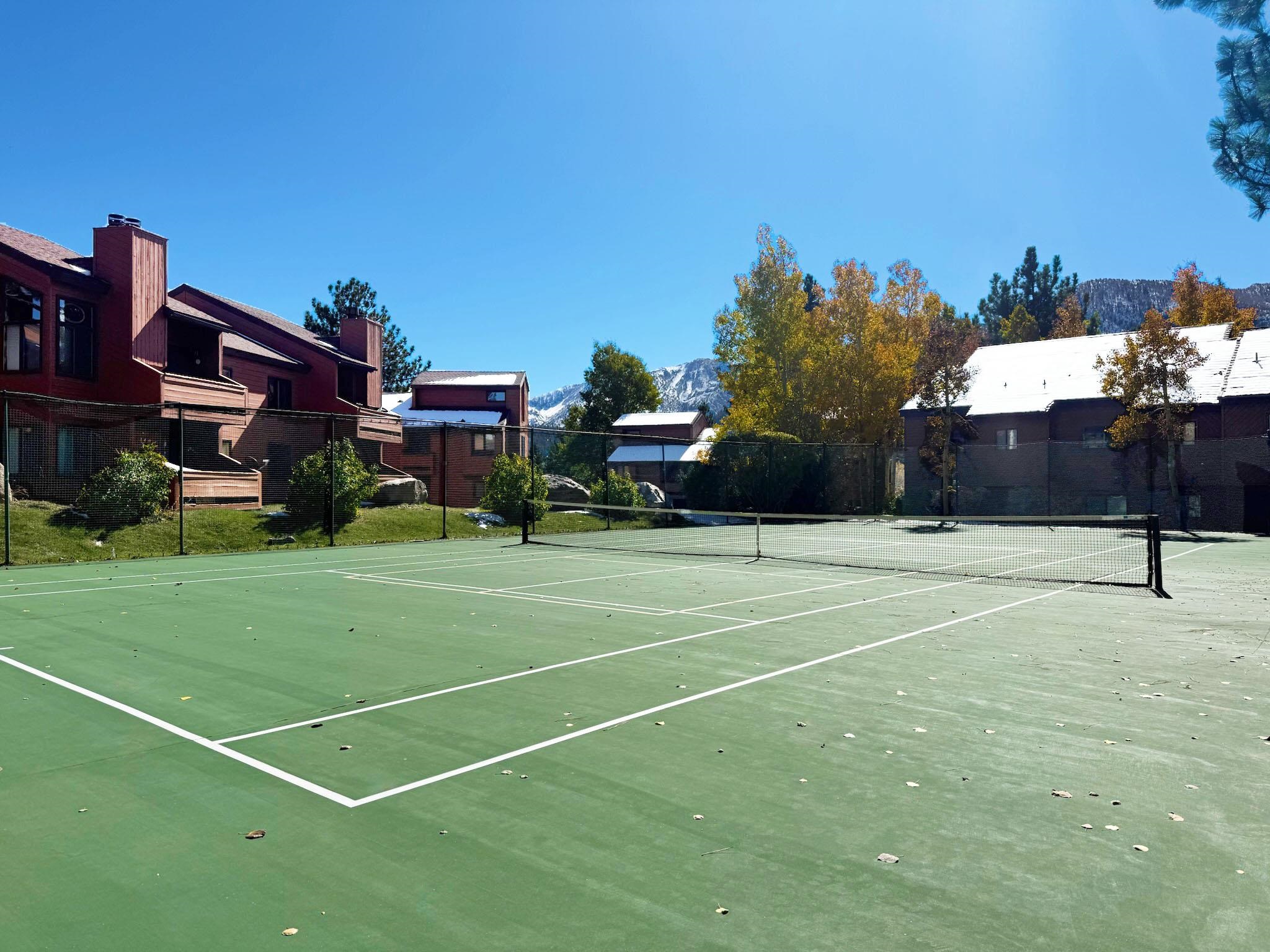 4710 Minaret Road, Unit 3 Mammoth Lakes, CA 93546 - Photo 25 of 30 a view of a tennis court