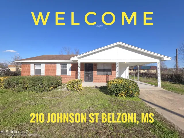 $85,000 | 210 Johnson Street, Belzoni, MS 39038