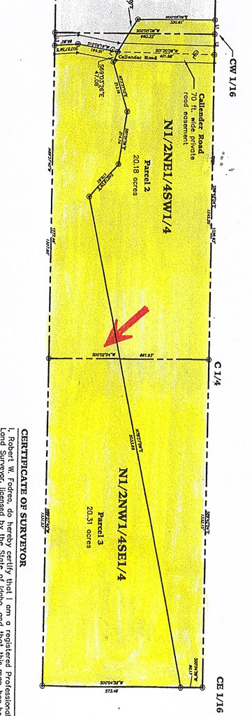 10848 Callender Road Cascade, ID 83611 - Photo 7 of 9 Plat Map