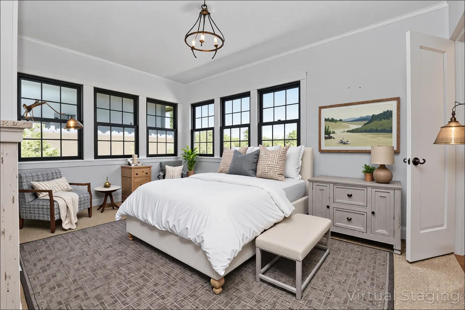 1575 South Main Street Angels Camp, CA 95222 - Photo 22 of 39 a spacious bedroom with a bed and window