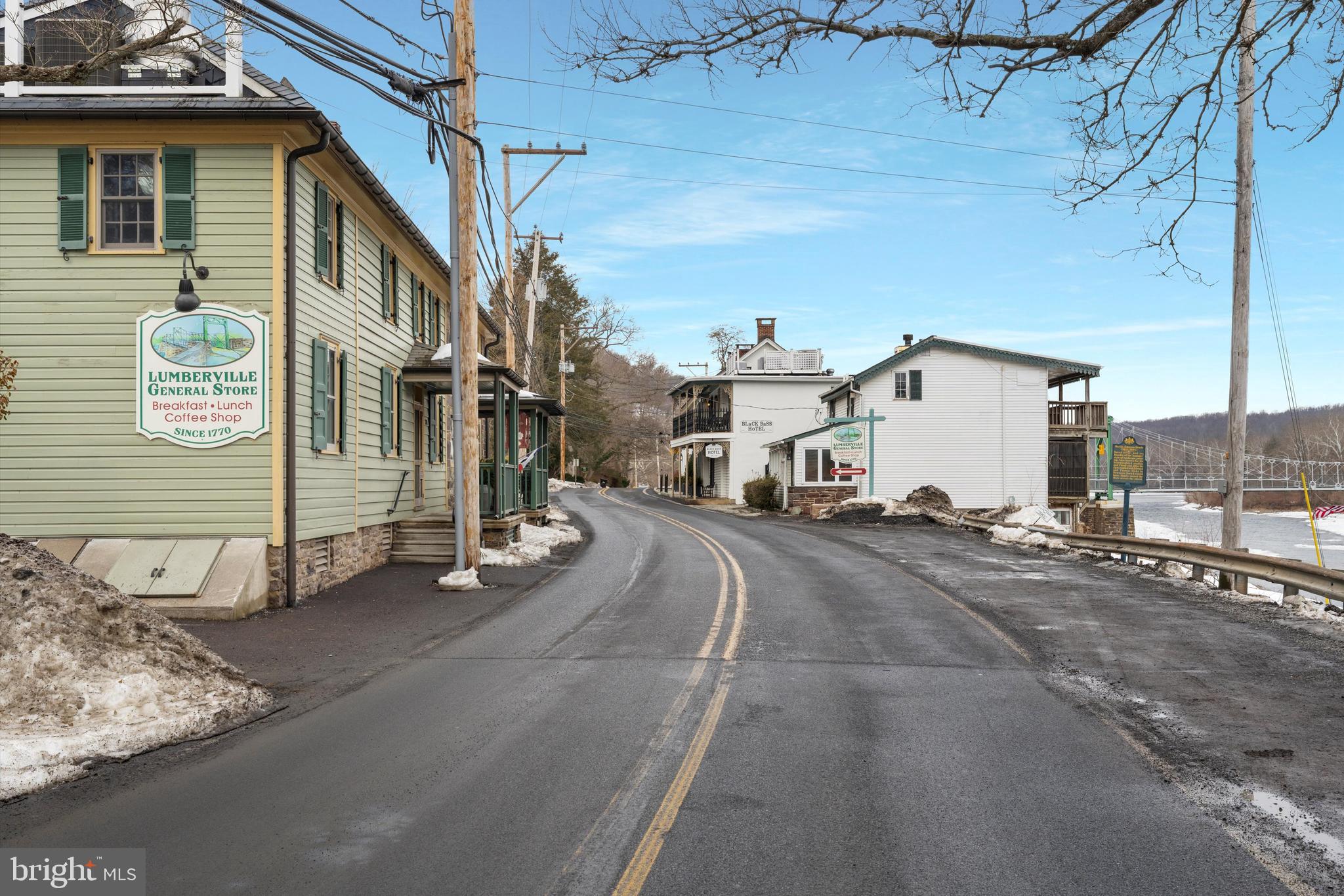 3741 River Road Lumberville, PA 18933 - Photo 30 of 31 a view of a street with a house
