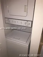 a close view of washer and dryer