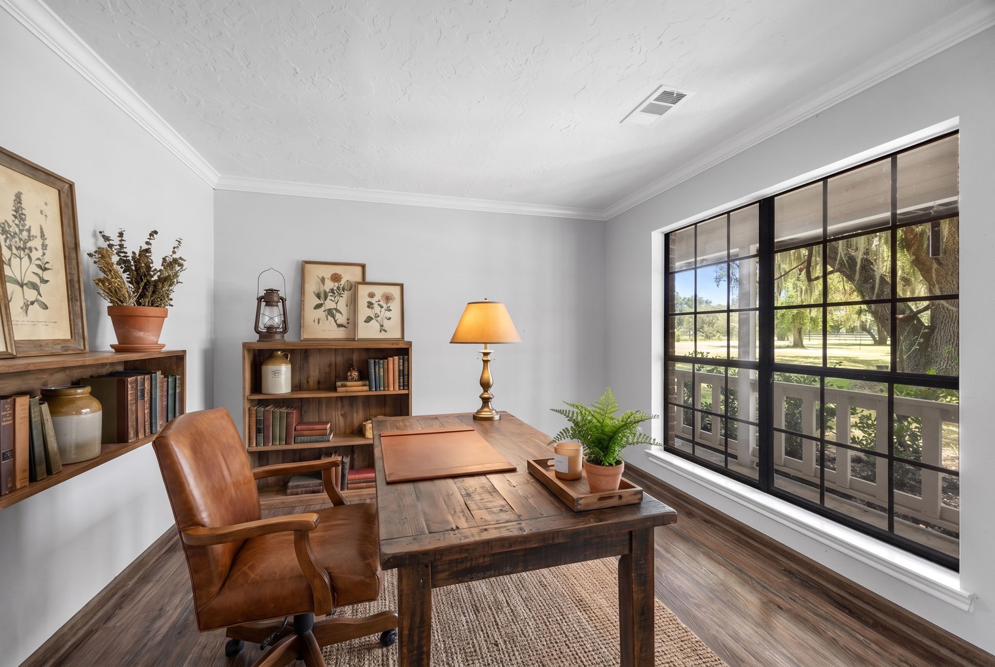 21802 Lake View Road Damon, TX 77430 - Photo 12 of 49 Imagine your workday beginning here. This image has been digitally staged to help bring the vision to life.
