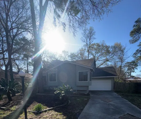 a house view with a yard