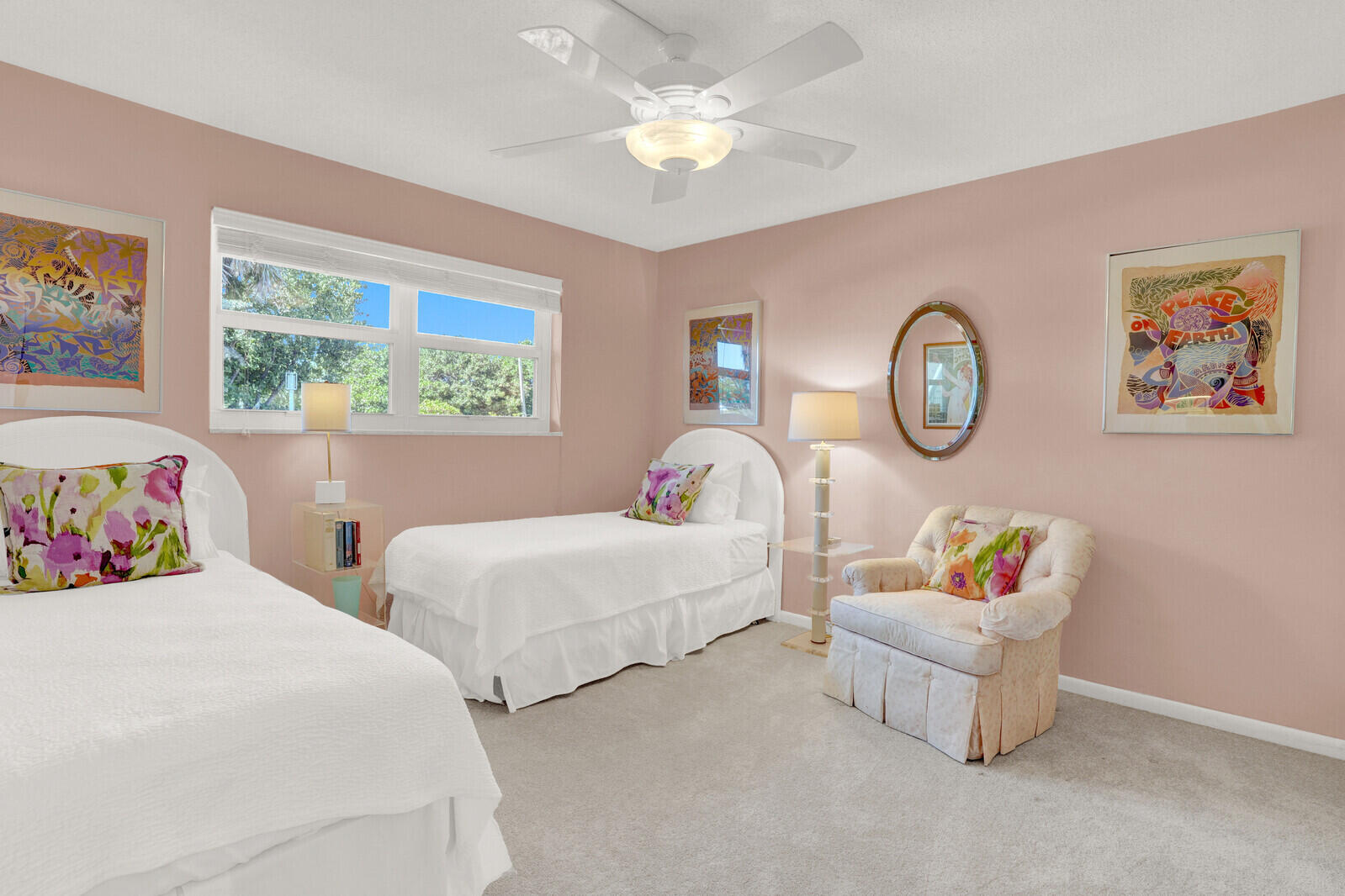 80 Celestial Way, Unit 109 Juno Beach, FL 33408 - Photo 20 of 40 a bed room with two bed and a chandelier