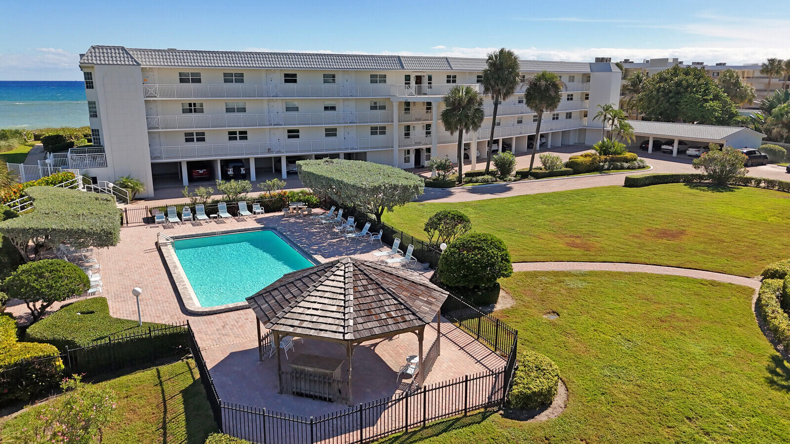 80 Celestial Way, Unit 109 Juno Beach, FL 33408 - Photo 31 of 40 a view of an ocean with outdoor seating
