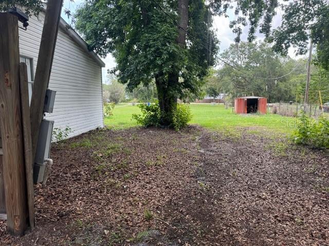 6721 Coronet Road Lakeland, FL 33811 - Photo 53 of 63 a backyard of a house with plants and large tree