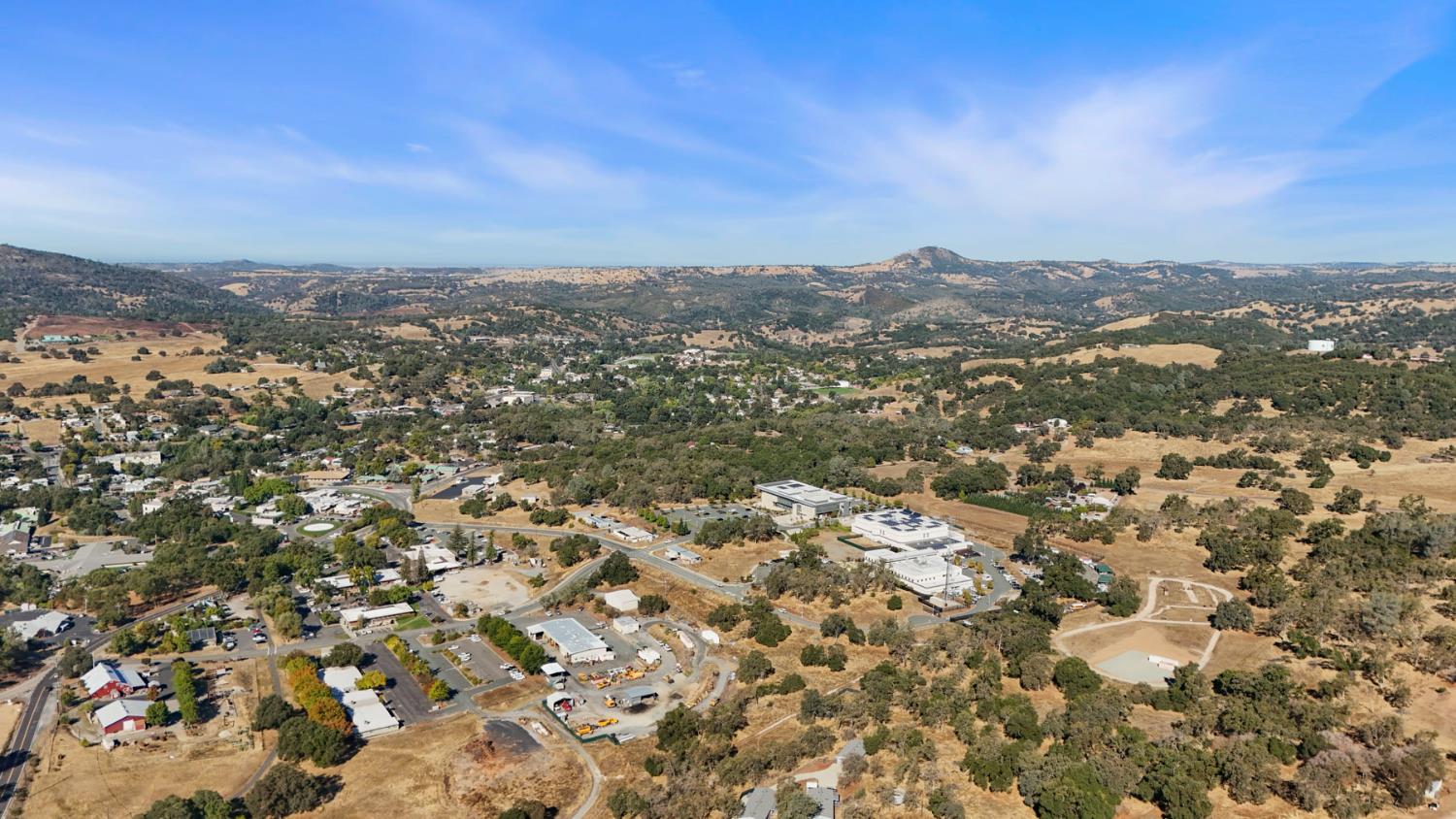 1495 Mountain Ranch Road San Andreas, CA 95249 - Photo 27 of 33 an aerial view of residential house with yard and mountain view in back