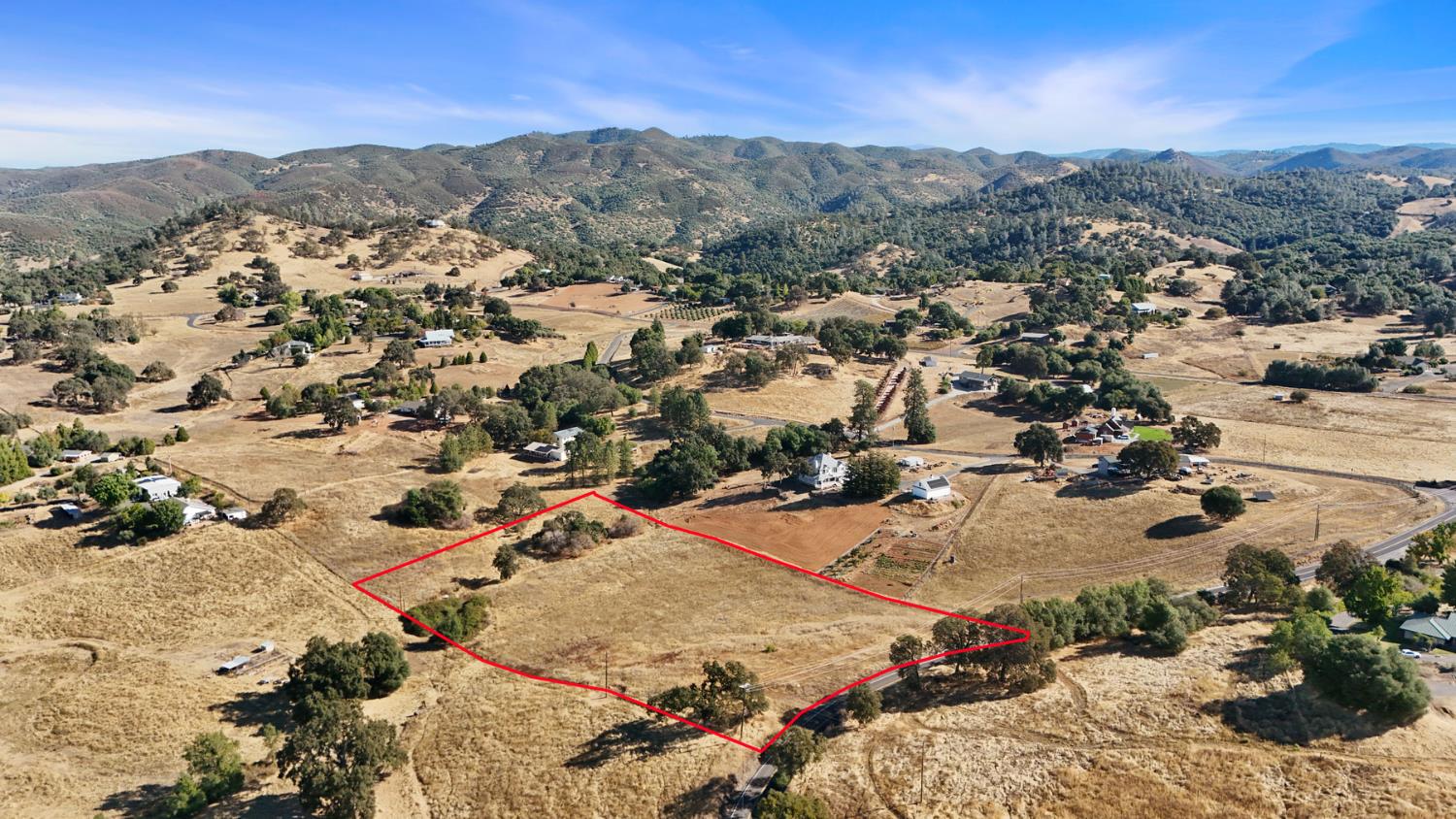 1495 Mountain Ranch Road San Andreas, CA 95249 - Photo 6 of 33 an aerial view of residential houses with outdoor space