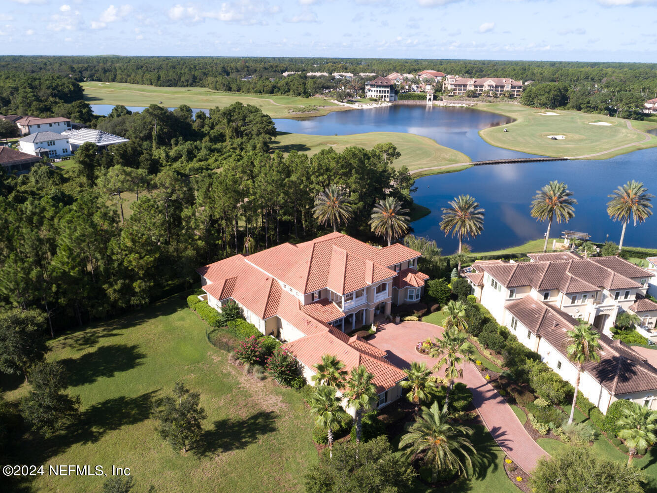 752 Promenade Pointe Drive St. Augustine, FL 32095 - Photo 97 of 117 an aerial view of residential houses with outdoor space