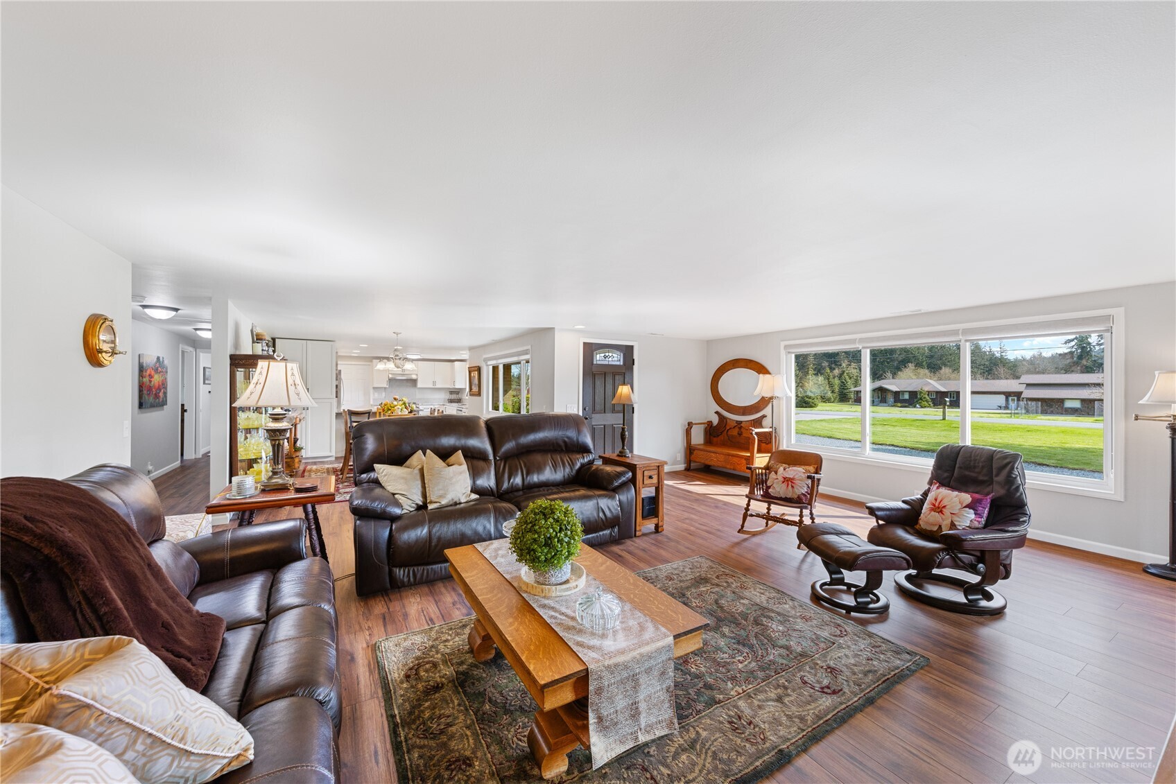 802 Haddon Road Anacortes, WA 98221 - Photo 3 of 36 a living room with furniture and a large window