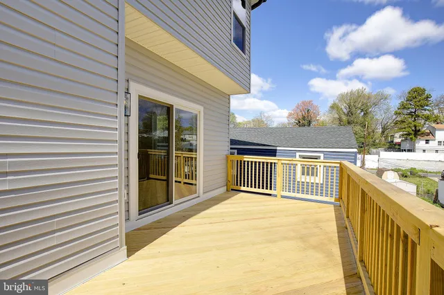a view of a roof deck