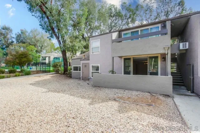 a view of a floor to ceiling window and a tree