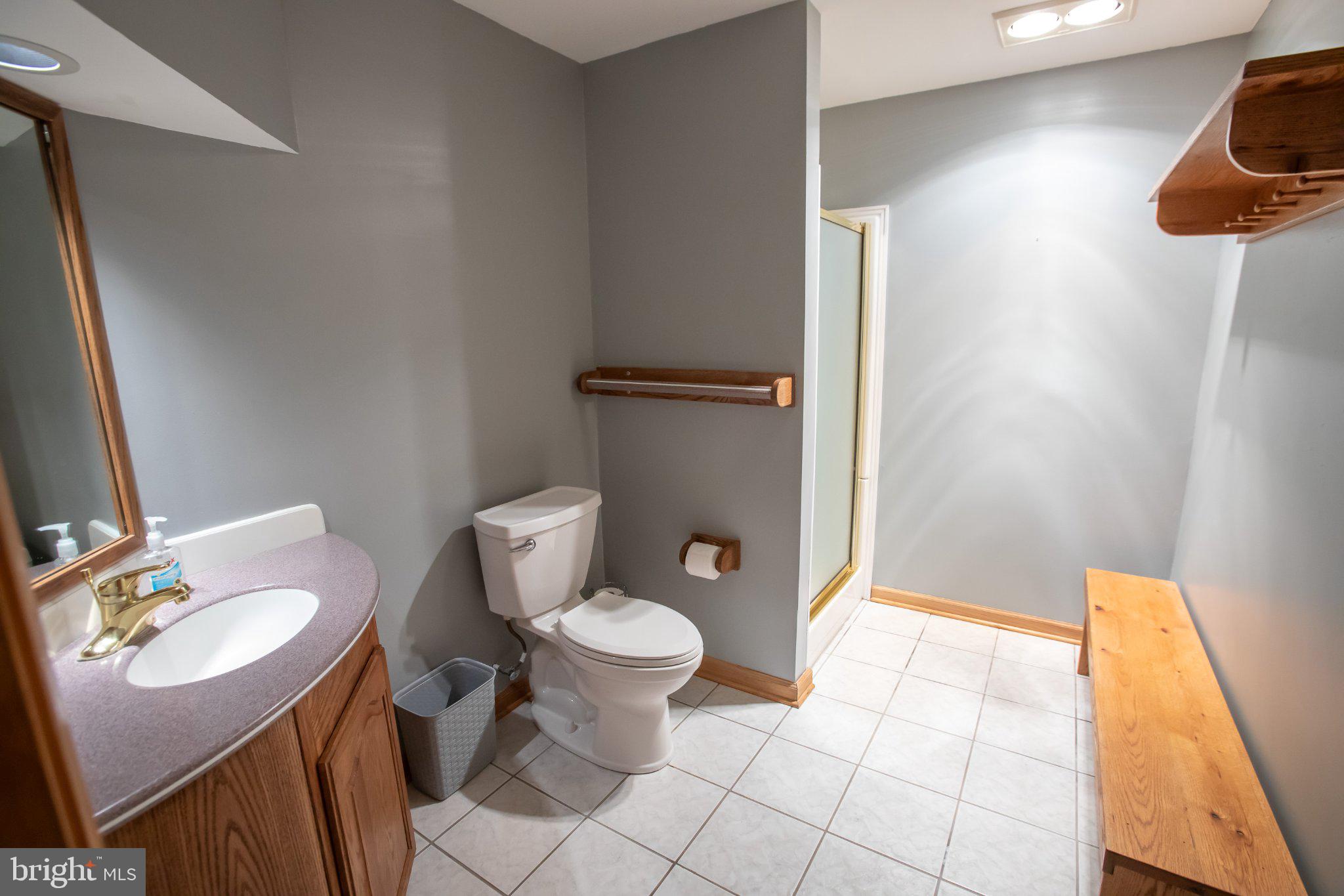 42 Eleanor Drive Spring City, PA 19475 - Photo 58 of 59 a bathroom with a granite countertop toilet and a sink