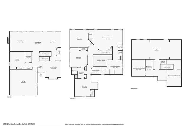$540,000 | 2705 Chandler Grove Drive, Buford, GA 30519