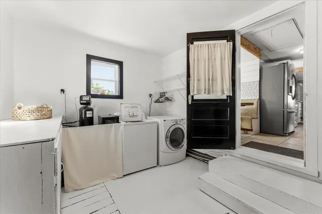 a room with storage and utility