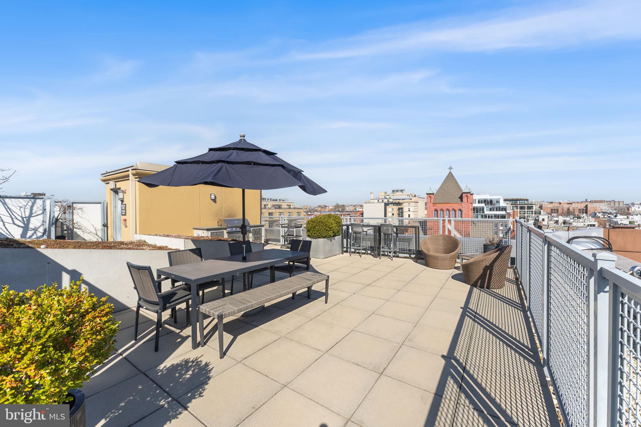 1529 14th Street Northwest, Unit 309 Washington, DC 20005 - Photo 17 of 21 a view of a terrace with sitting area