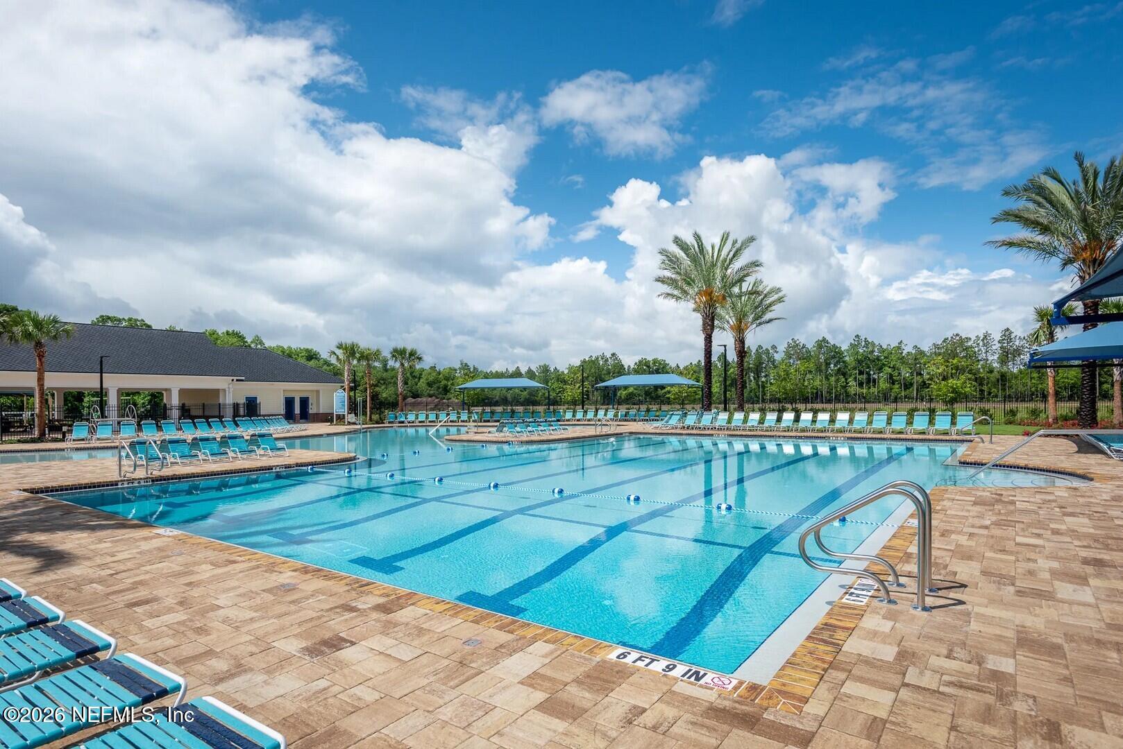 73 Andesite Trail Ponte Vedra, FL 32081 - Photo 37 of 42 a view of swimming pool from a lounge chair
