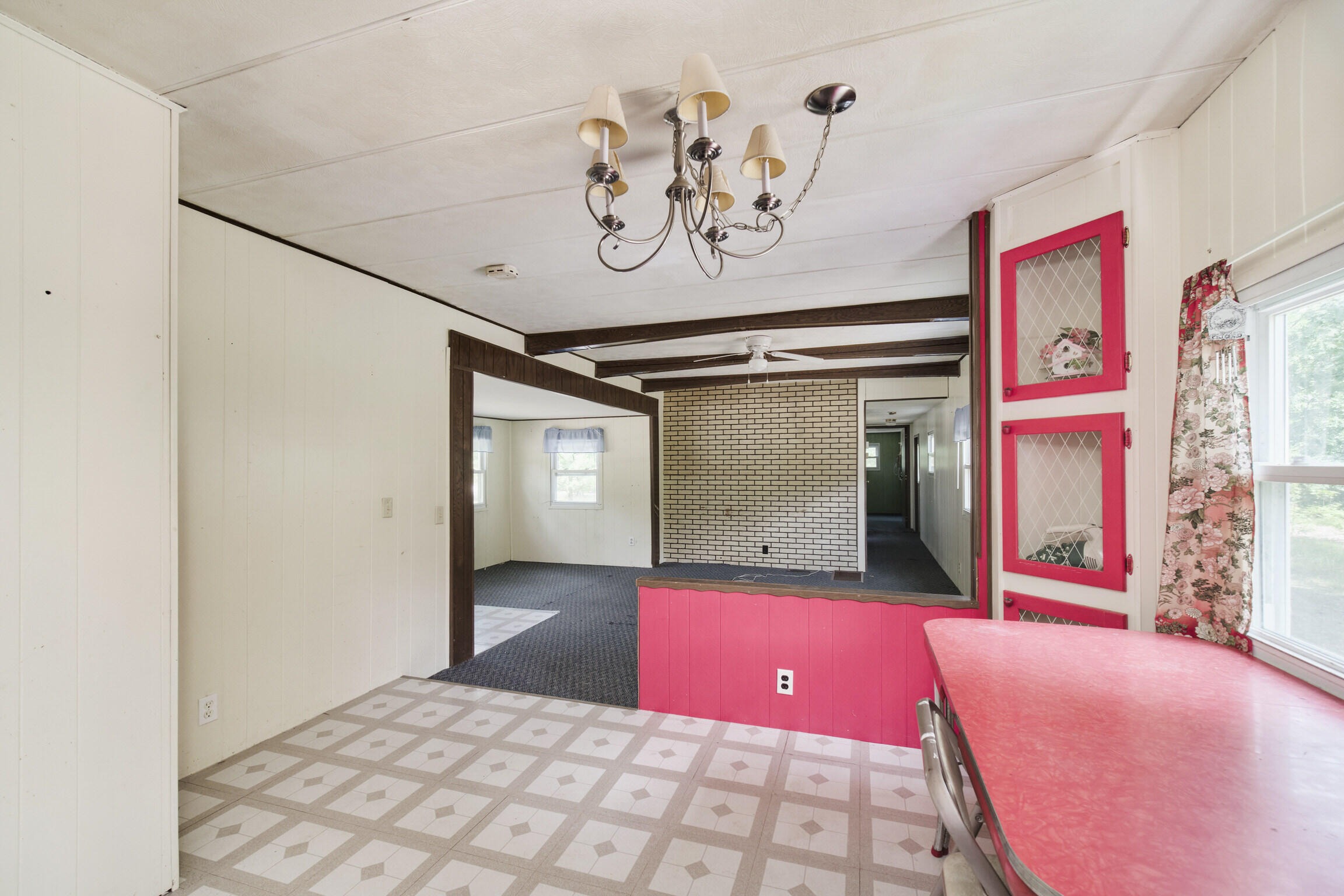925 South High Bridge Road Wellston, MI 49689 - Photo 39 of 55 Kitchen looking into living room
