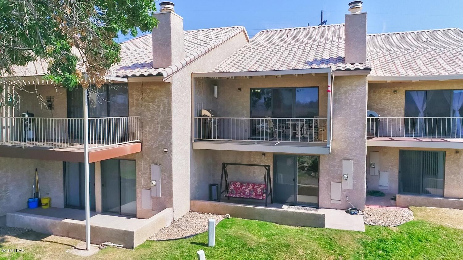 8625 Riverside Drive, Unit 72 Parker, AZ 85344 - Photo 19 of 24 Rear view. 2 outdoor patio areas
