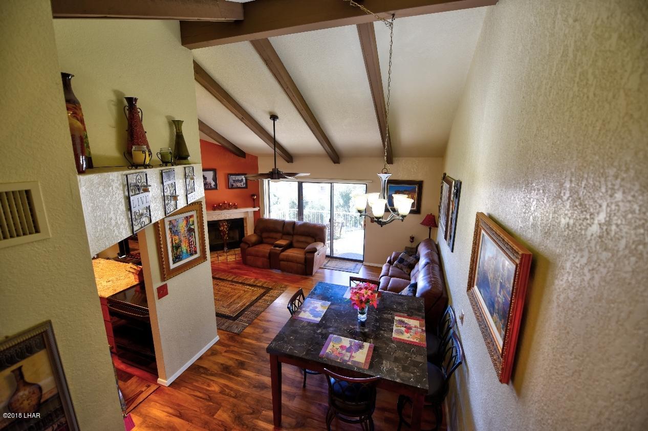 8625 Riverside Drive, Unit 72 Parker, AZ 85344 - Photo 9 of 24 view from upstairs into living a