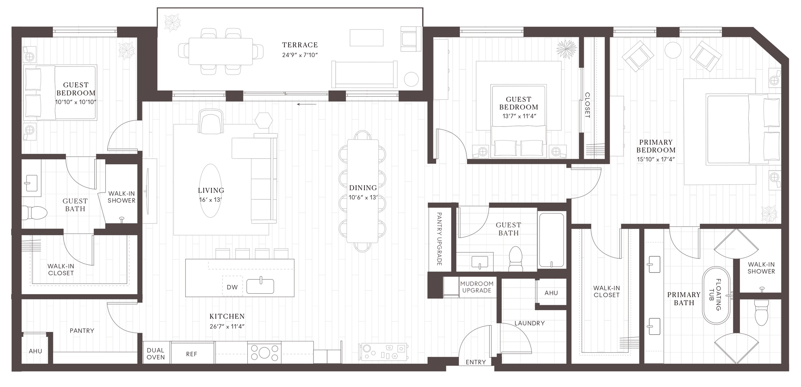 2121 South Congress Avenue, Unit 705 Austin, TX 78704 - Photo 23 of 23 View of property floor plan
