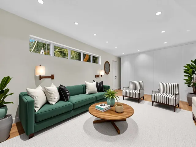 a view of empty room