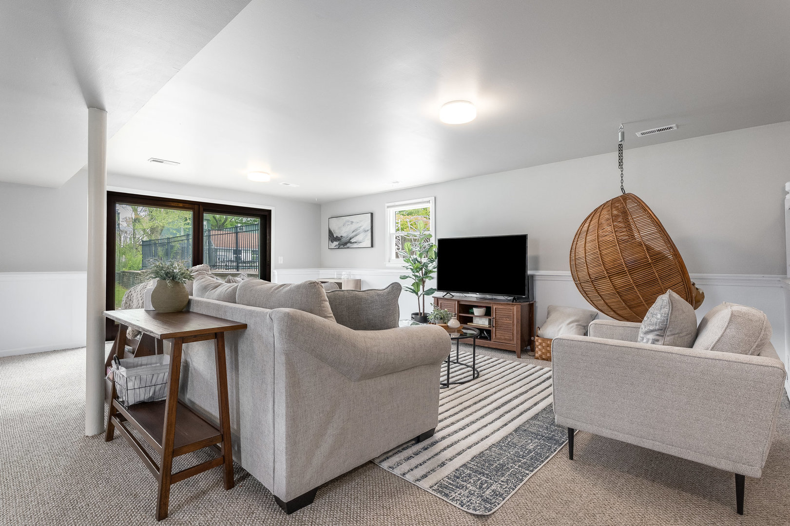 1617 Orth Drive Wheaton, IL 60189 - Photo 15 of 35 a living room with furniture and a flat screen tv
