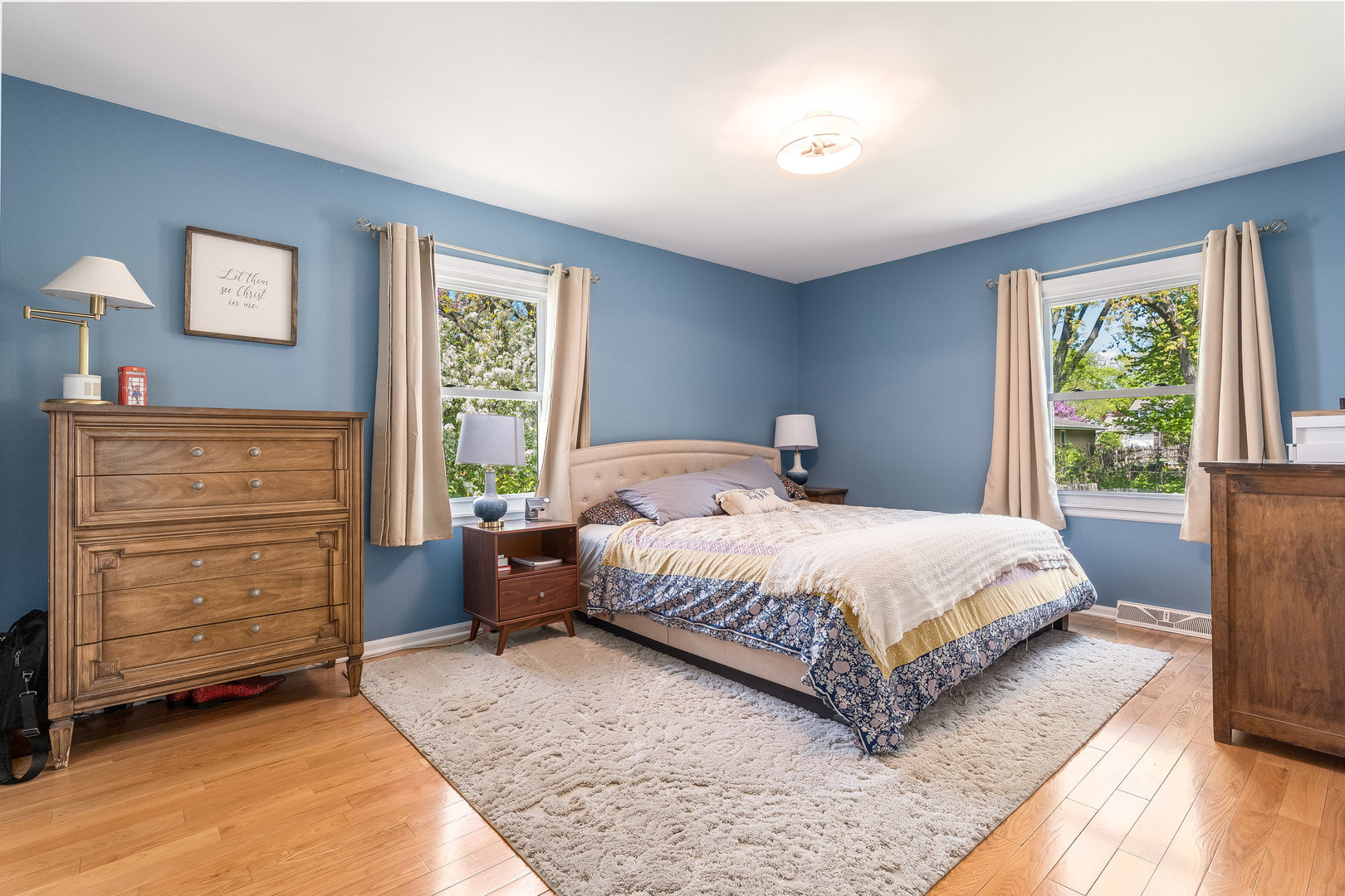 1617 Orth Drive Wheaton, IL 60189 - Photo 10 of 35 a bedroom with a bed and a window